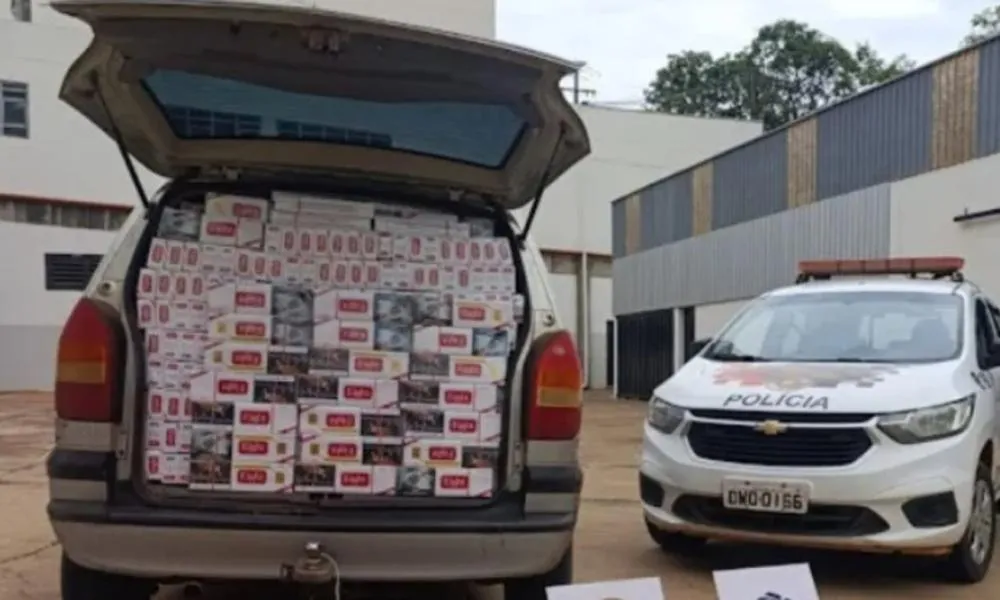Polícia apreende mais de 10 mil maços de cigarros contrabandeados