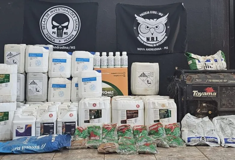 Equipamentos de R$ 65 mil furtados de fazenda são recuperados 